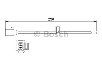 Датчик зносу гальмівних колодок Bosch