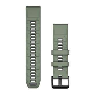 Ремінець GARMIN fenix 8 22mm, QF Willow/Graphite Silicone Bnd