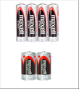 Батарейка MAXELL AA / (R6) 1,5V (уп.4шт.)