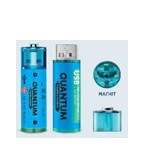 Батарейка-акумулятор QUANTUM 1100mAh 1,5V (уп.2шт.)