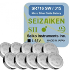 Батарейка SEIZAIKEN 321 / SR616SW 16mAh (уп.10шт.)