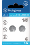 Батарейка WESTINGHOUSE LR43 1,5V (уп.2шт.)