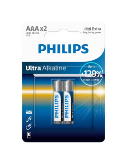 Батарейка PHILIPS AAA / (LR03) (уп.2шт.)