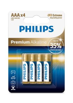 Батарейка PHILIPS AAA / (LR03) (уп.4шт.)