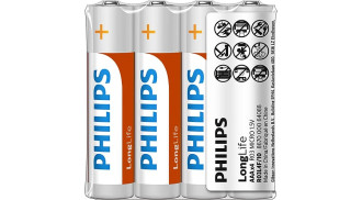 Батарейка PHILIPS AAA / (R03) (уп.4шт.)