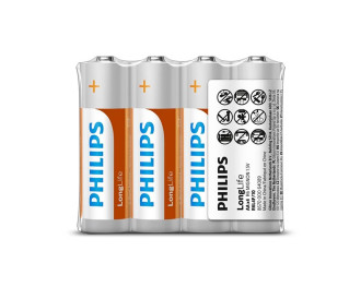 Батарейка PHILIPS AA / (R6) (уп.4шт.)