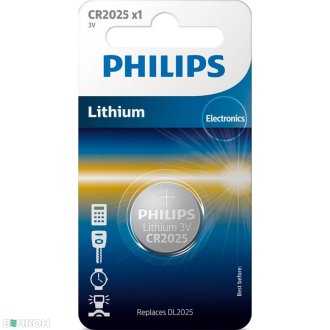 Батарейка PHILIPS CR2025 (уп.1шт.)