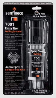 Клей для кузова Epoxy Steel (Metall) 7001