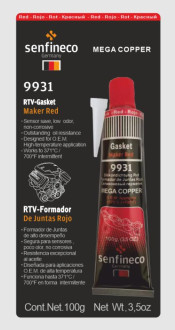Клей-герметик RTV Silicone Red 9931