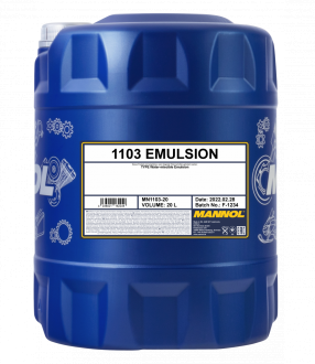 Мастило для свердління Emulsion 20л Mannol MN110320