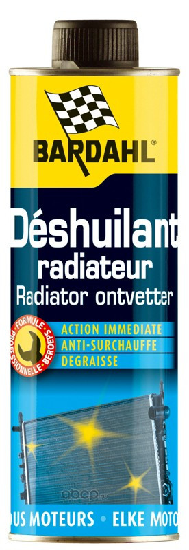 Присадка-очисник системи охолодження BARDAHL Radiator Fast Flush 4010