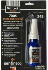 Фіксатор різьби Senfineco Threadlocker permanent blue 7005