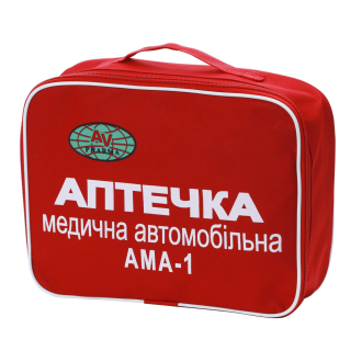 Аптечка автомобільна АМА1, мала червона сумка (мяка) CARLIFE