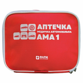 Аптечка автомобільна АМА-1 згідно ДСТУ 3961-2000 (сумка) Фарм Хелпер Аптечки автомобільні згідно ДСТУ