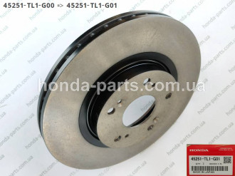Диск гальмівний HONDA/ACURA 45251TL1G00