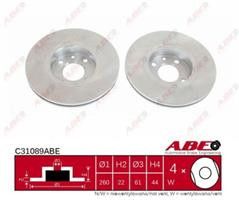 Диск гальмівний Abe C31089ABE