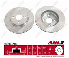 Диск гальмівний Abe C32134ABE