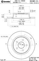 Диск гальмівний Brembo 08B60110