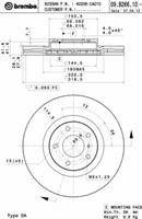Диск гальмівний Brembo 09B26611
