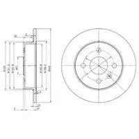 Диск гальмівний Delphi BG3403