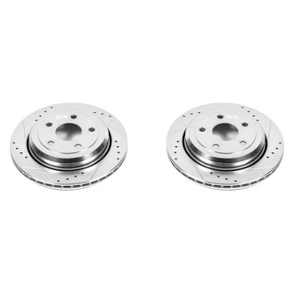 Диск гальмівний задній перфорація та насічка POWER STOP AR83077XPR