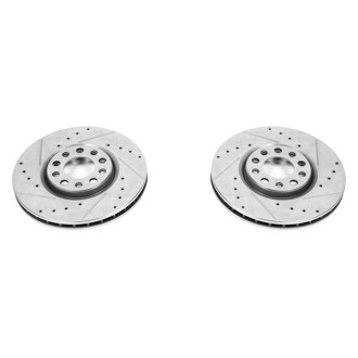 Диск гальмівний передній перфорація та насічка POWER STOP AR83086XPR