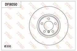 Диск гальмівний TRW DF8050
