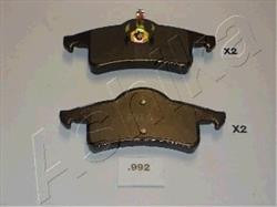 Колодки гальмівні, комплект Ashika 5109992