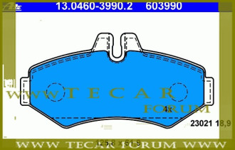 Колодки гальмівні, комплект VAG 2D0698451B