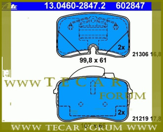 Колодки гальмівні, комплект VAG 441698151A