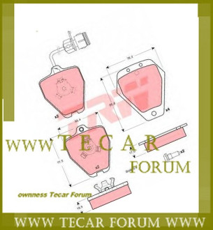 Колодки гальмівні, комплект VAG 4A0698151D