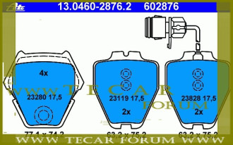 Колодки гальмівні, комплект VAG 4D0698151R