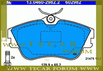Колодки гальмівні, комплект VAG 701698151J