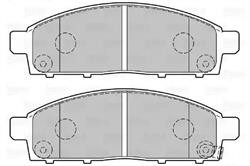 Колодки гальмівні диск. перед.  Mitsubishi L200 05-15 VALEO 301893