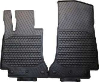 Килимки гумові передні чорні Mercedes C W205