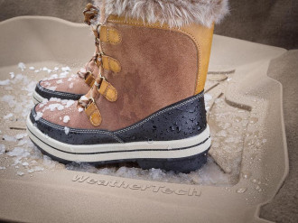 Килими автомобільні, 3D лайнери, High Performance, 3й ряд Toyota Sienna 2021 + бежевий WeatherTech 4516414IM