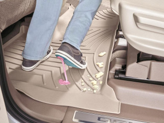 Килими автомобільні, 3D лайнери, High Performance, 3й ряд Cadillac Escalade 2002 - 2006 сірий WeatherTech 460614IM