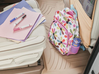 Килими автомобільні, 3D лайнери, High Performance, 3й ряд Mercedes-Benz GLS-Class 2020 + какао WeatherTech 4715954IM