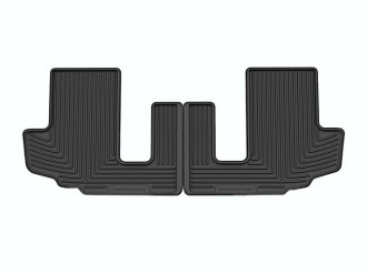 Килими гумові, третього ряду Toyota Highlander 2020 + чорний WeatherTech W542