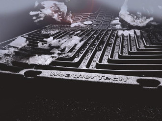 Килими гумові, перемичка Toyota Sienna 2021 + какао WeatherTech W583CO