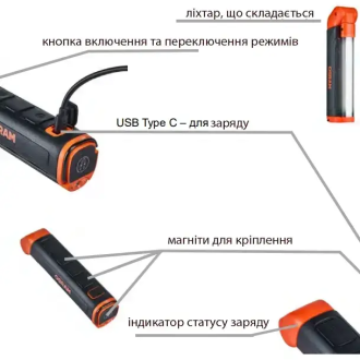 Ліхтар інспекційний Osram LEDinspect FAST CHARGE SLIM 500