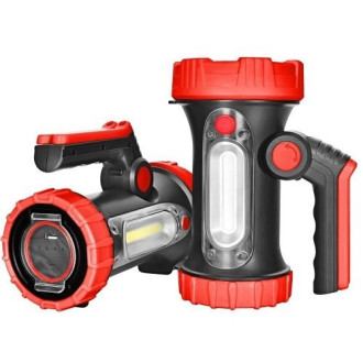 Ліхтар ручний LED Stark L-1-01 Li, CREE 5W LED+3W COB, 350lm+180lm, акумулятори 2шт 2000mAh, 0,75кг