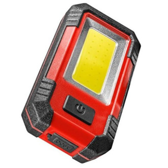 Ліхтар LED Stark L-1-02 Li, 7W COB, 500 lm, з магнітом, 2 акумулятори 1800 mAh, 0,23кг
