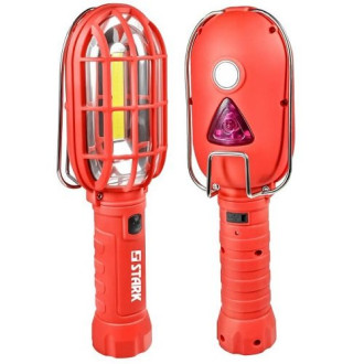 Ліхтар ручний LED Stark L-2-01 Li, 3W COB + 3шт RED LED ззаду, 230lm - RED Flash, з магнітом, акумулятор 1800mAh, 0,375кг STARK 243000201