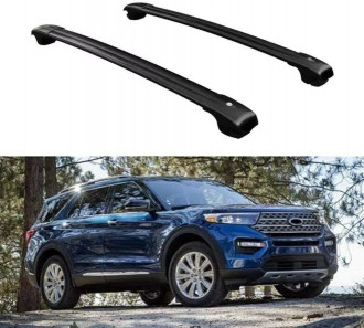 Перемички на рейлінги Ford Explorer 2020-2023, Чорні Xukey YHB031