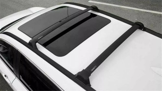 Поперечки на рейлінги Honda CR-V 5 2017-2022 Чорні Xukey YHB042B