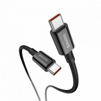 Кабель для заряджання телефонів/планшетів Baseus Кабель Baseus Superior Series Fast Charging Data Cable Type-C to Type-C 100W 1m Black CATYSB01