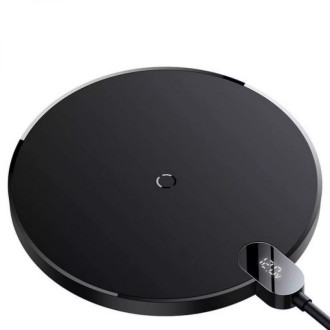 Бездротовий зарядний пристрій Baseus Digital LED Display Gen 2 Wireless Charger 15W Black
