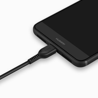 Кабель для заряджання телефонів/планшетів Hoco Кабель HOCO X13 USB to Type-C 3A, 1m, PVC, PVC connectors, Black 6957531061182