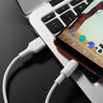 Кабель HOCO X25 USB to Micro 2A, 1m, PVC, PVC connectors, Black